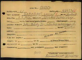 Archivdokument 001-187.jpg zu Lörinc Darabant