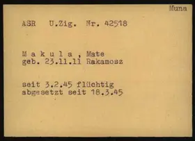 Archivdokument 001-218.jpg zu Mate Makula