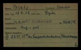 Archivdokument 001-236.jpg zu Sandor Pataky
