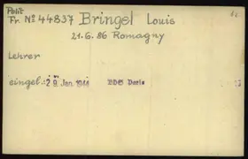 Archivdokument 001-298.jpg zu Louis Eugène Bringel
