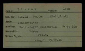 Archivdokument 001-345.jpg zu Iwan Tiskow