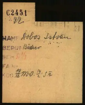 Archivdokument 001-364.jpg zu Istvan Dobos