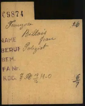 Archivdokument 001-408.jpg zu Jean Billois
