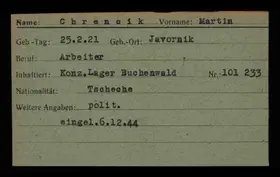 Archivdokument 001-604.jpg zu Martin Chrencik