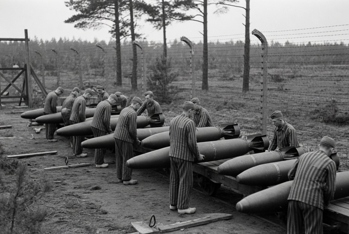 Waldansicht des ehemaligen Lagergeländes